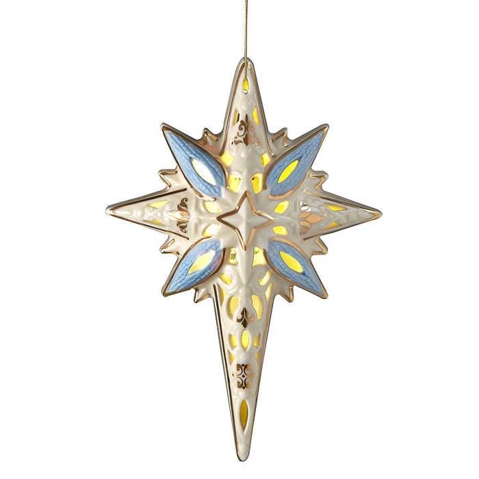First Blessing Nativity Lighted Star Figurine