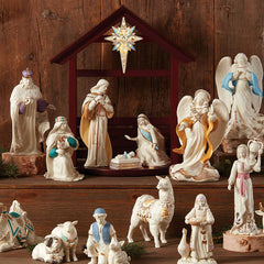First Blessing Nativity™ Wood Créche
