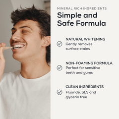 Natural Fluoride Free Toothpaste - Activated Charcoal