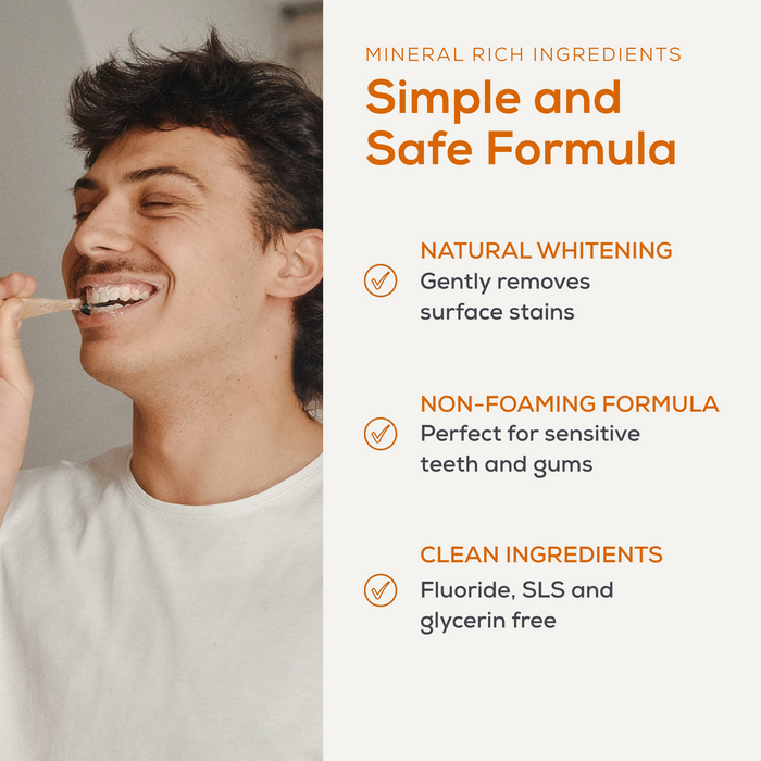 Natural Fluoride-Free Toothpaste - Orange