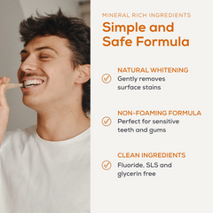 Natural Fluoride-Free Toothpaste - Orange