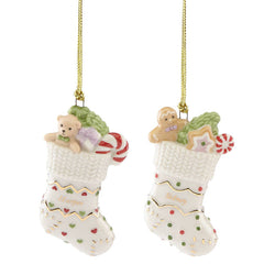 Forever Friends Stocking 2-Piece Ornament Set