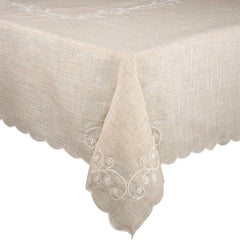 French Perle 60" x 102" Tablecloth