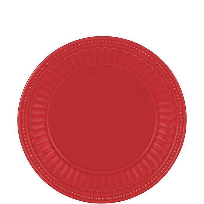 French Perle Groove Cherry 8" Dessert Plate