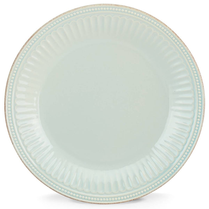 French Perle Groove Ice Blue™ Dinner Plate