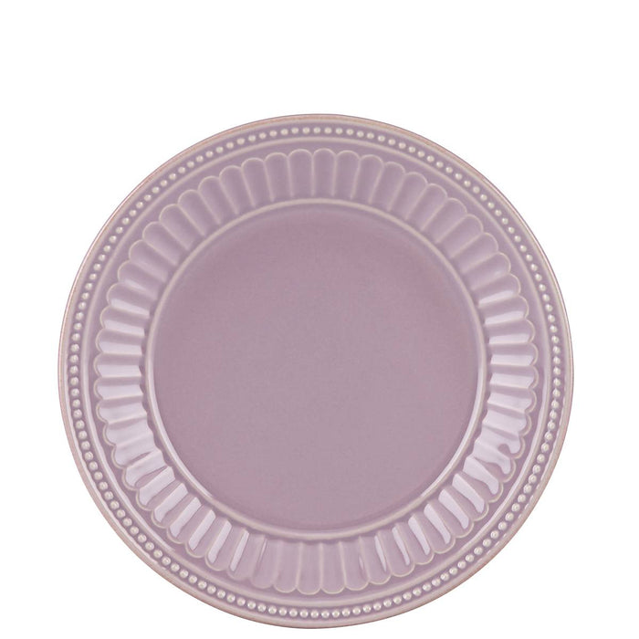 French Perle Groove Violet™ Dessert Plate