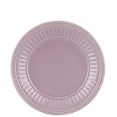 French Perle Groove Violet™ Dessert Plate