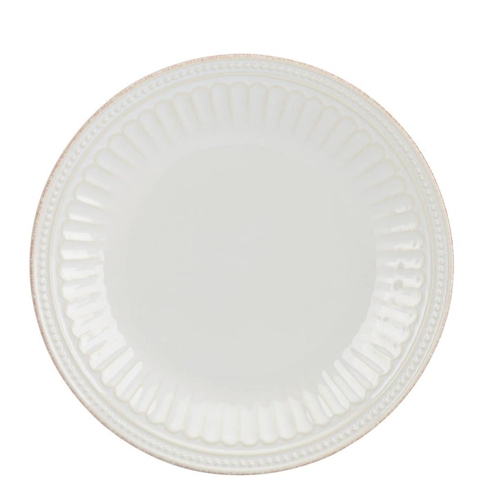 French Perle Groove White™ Accent Plate