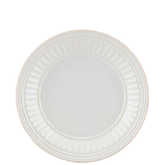 French Perle Groove White™ Dessert Plate