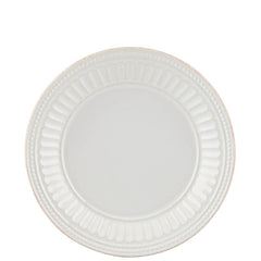 French Perle Groove White™ Dessert Plate