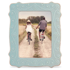 French Perle Ice Blue™ 5" x 7" Frame