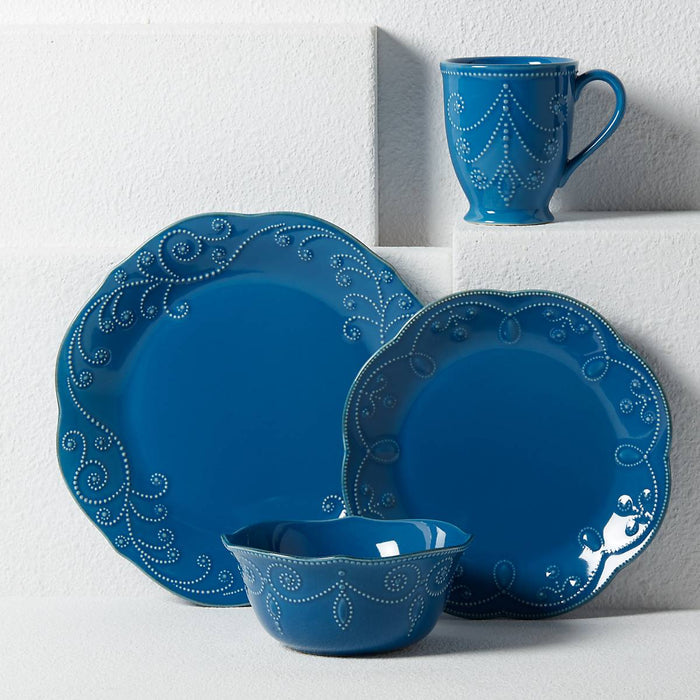 French Perle Marine™ 4-Piece Place Setting