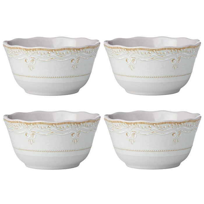 French Perle Melamine Gray™ 4pc AP Bowls