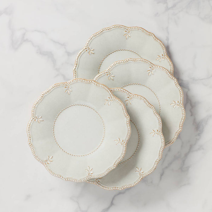 French Perle Melamine Gray™ 4pc Dinner Plate