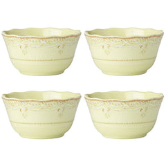 French Perle Melamine Kiwi™ 4pc AP Bowl Set