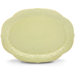 French Perle Pistachio™ 16" Oval Platter