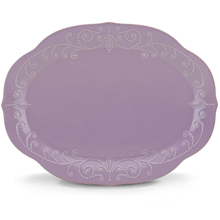 French Perle Violet™ 16" Oval Platter