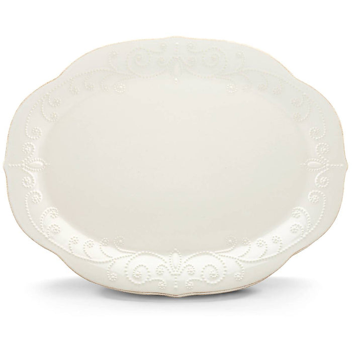 French Perle White™ 16" Oval Serving Platter