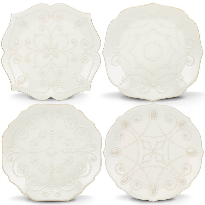 French Perle White™ 4pc Assorted Dessert Set