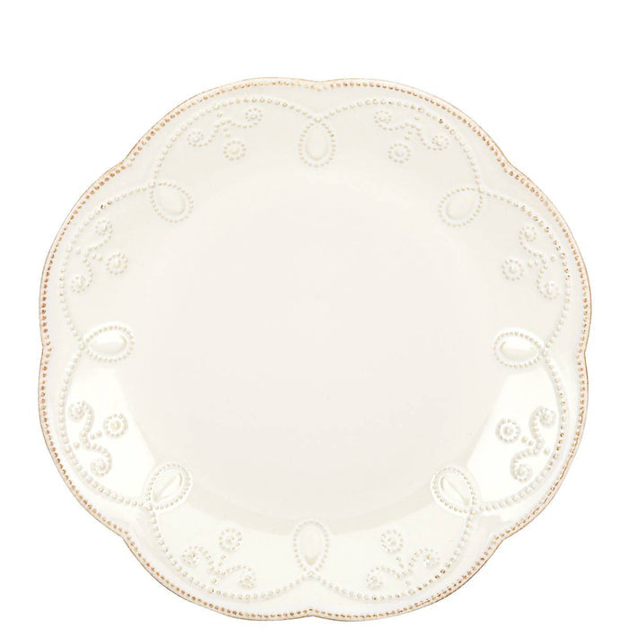 French Perle White 9" Accent Plate