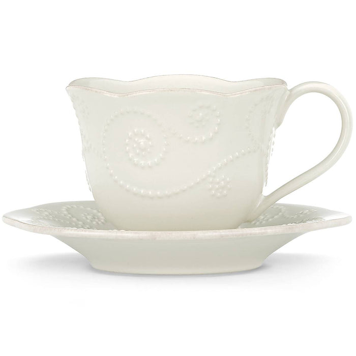 French Perle White™ Cup and Saucer
