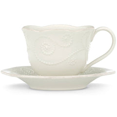 French Perle White™ Cup and Saucer