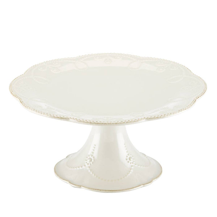 French Perle White™ Pedestal Cake Plate