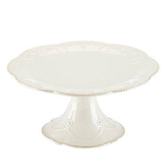 French Perle White™ Pedestal Cake Plate