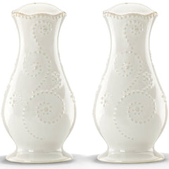 French Perle White™ Salt and Pepper Set