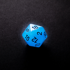 GLOW SERIES - ICY CRUMBS - RPG DICE SET (7 PCS)
