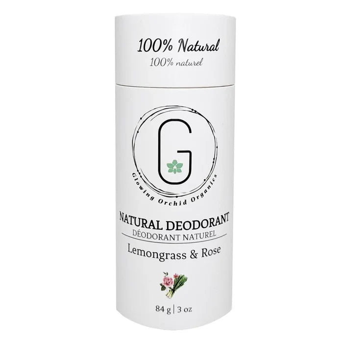 Glowing Orchid Deodorant, Lemongrass & Rose Deodorant