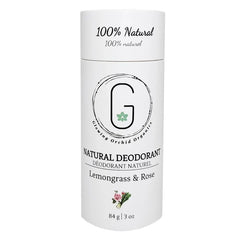 Glowing Orchid Deodorant, Lemongrass & Rose Deodorant