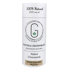 Glowing Orchid Deodorant, Naked (unscented), BAKING SODA FREE