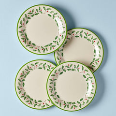 Holiday™ 4-piece Melamine Dinner Plate Set