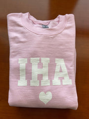 IHA Crew Heart Sweatshirt (comes in multiple colors)