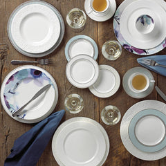 Indigo Watercolor Floral™ 4pc Place Setting