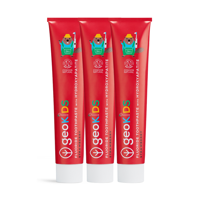 3x BUNDLE - Fluoride Kids Toothapste with Hydroxyapatite