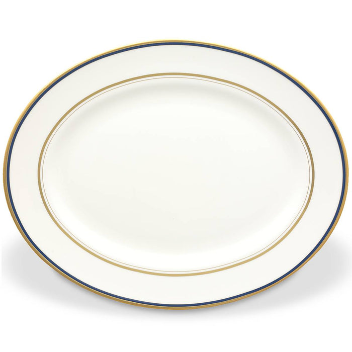 Library Lane Navy™ 13" Oval Serving Platter