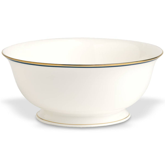 Library Lane Navy Serving Bowl