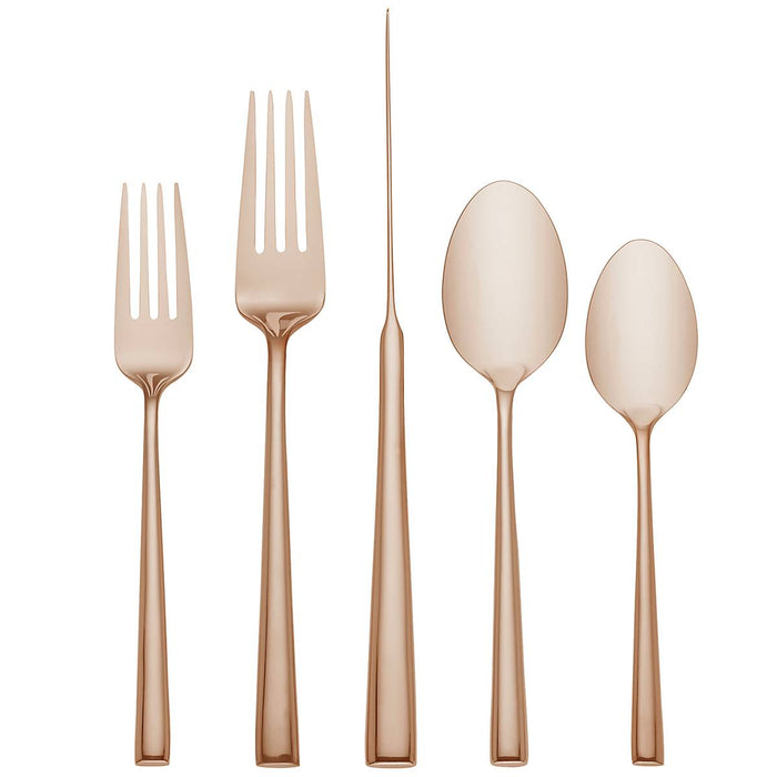 Malmo Rose Gold™ 5-piece Flatware Set