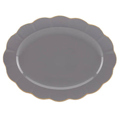 Marchesa Shades of Grey™ 16" Oval Platter