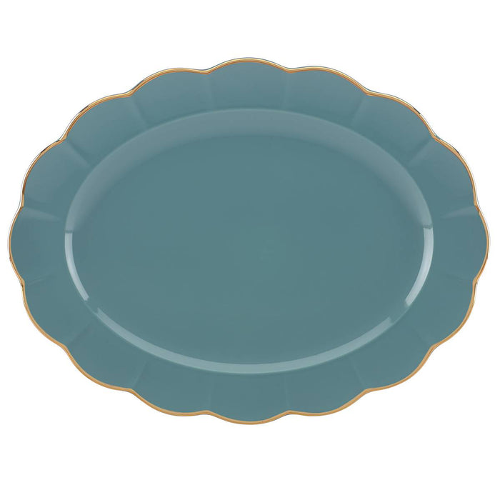 Marchesa Shades of Teal™ 16" Oval Platter