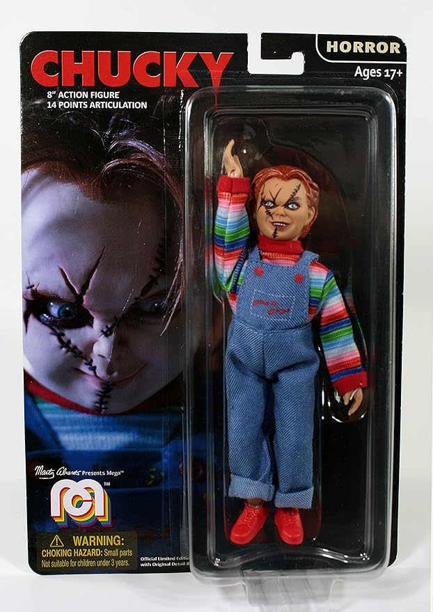 Mego Horror Chucky 8" Action Figure Multicolor