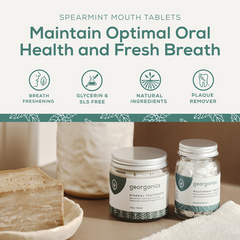 Natural Toothpaste Tablets - Spearmint