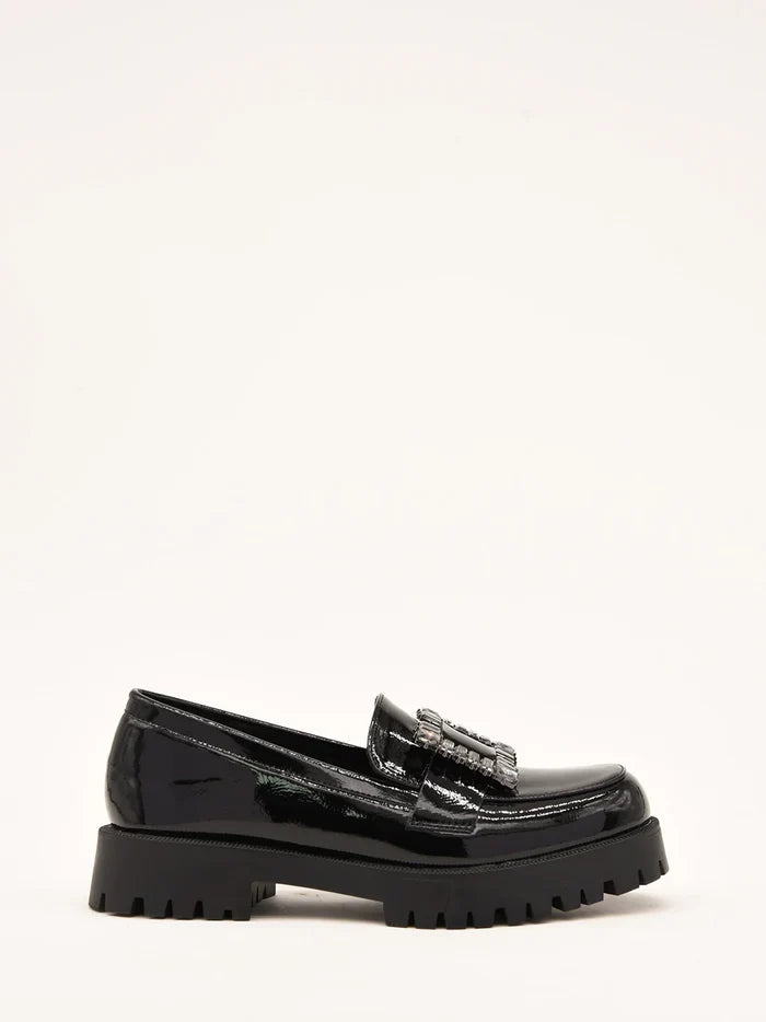 MOCASIN AZAREY NEGRO CHAROL