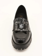 MOCASIN AZAREY NEGRO CHAROL