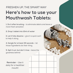 How to use Mouthwash Tablets