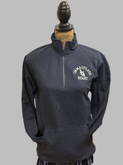 Navy 1/4 Zip With Front Pocket