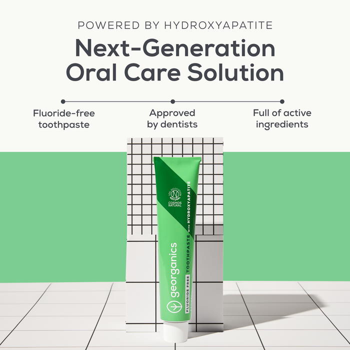 Hydroxyapatite Toothpaste - Mint-Free - Fluoride-Free