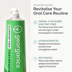 Hydroxyapatite Toothpaste - Mint-Free - Fluoride-Free